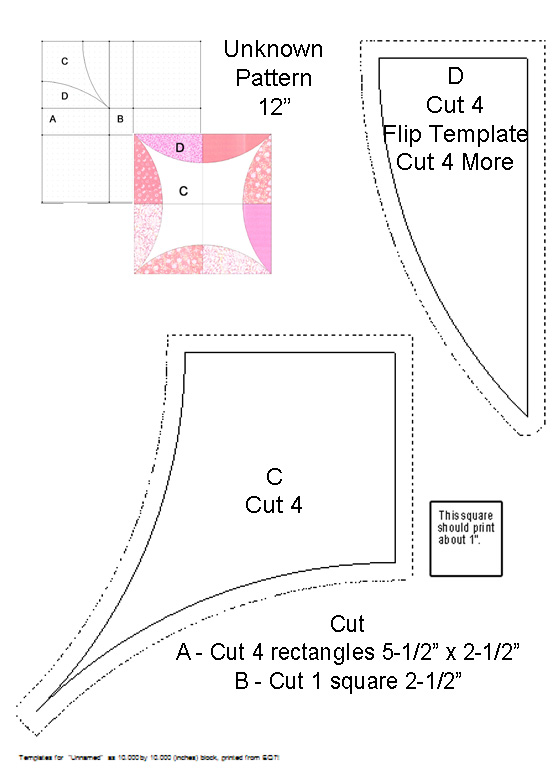 Cloud of Quilt Patterns Pincushion Variation