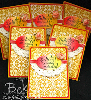 Feel Goods Congratulations Card by Stampin' Up! Demonstrator Bekka Prideaux - check her video on how to make the Ombre Background
