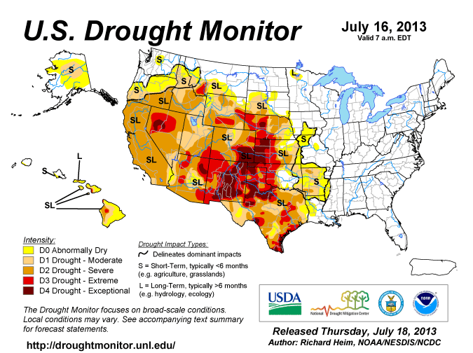 NM Climate Center Blog Drought Impacts in New Mexico this Summer