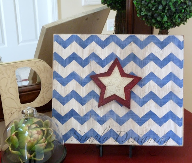 chevron01 | Star & Chevron Stripe Patriotic Sign {4th of July decor} | 21 |