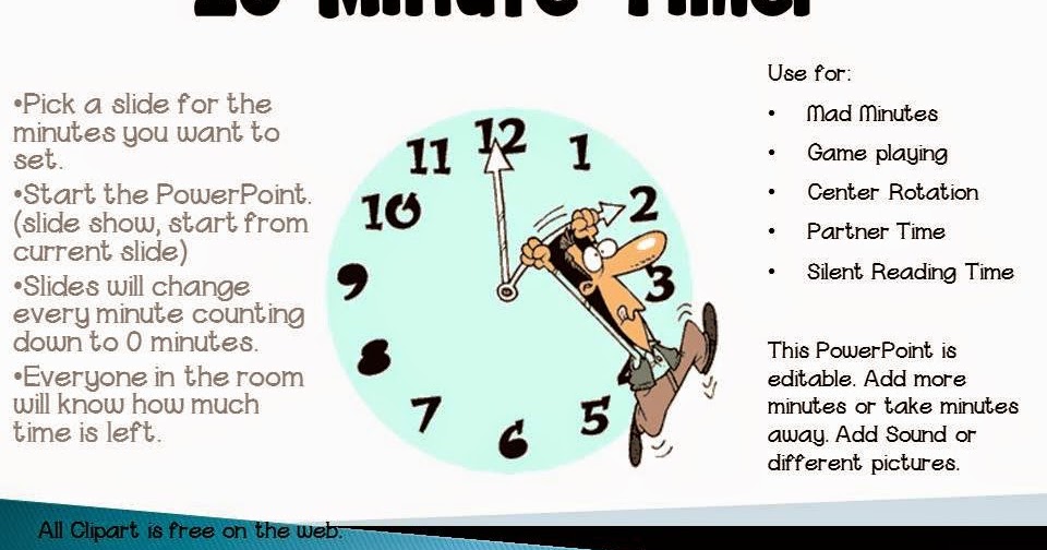 Free 15 Minute Timer Teacher