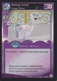 My Little Pony Shining Armor, Crystal Prince The Crystal Games CCG Card