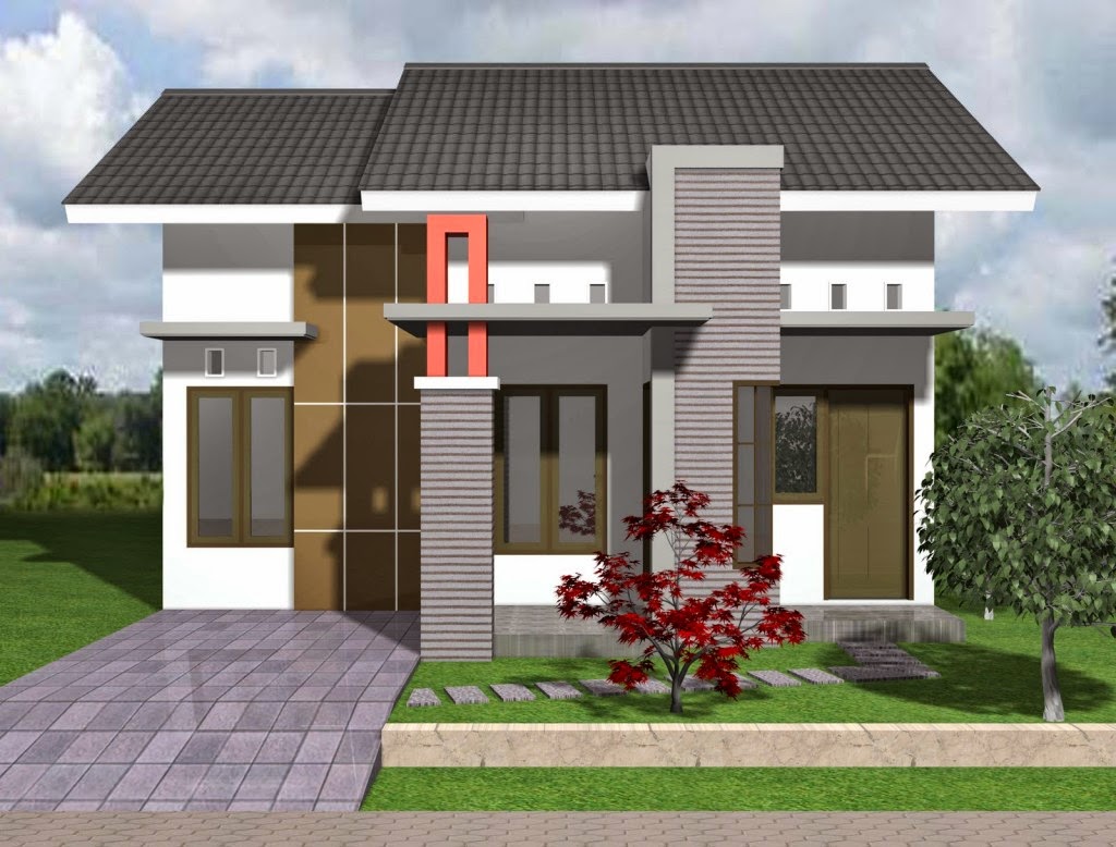 Contoh Gambar Desain Rumah  Minimalis  Type  36 Terbaru 2014 