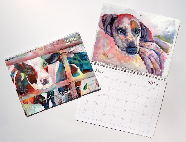 2019 calendar of Judy Lavoie artwork