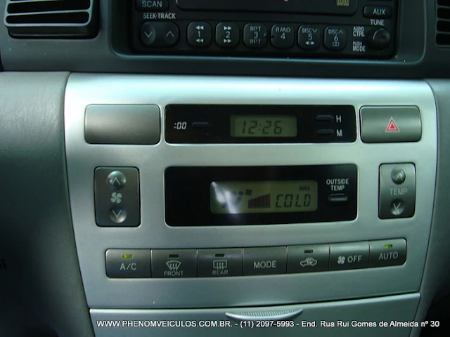 Toyota Corolla SE-G 2007 - ar-condicionado digital