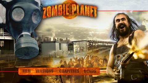 Zombie planet DVD menu