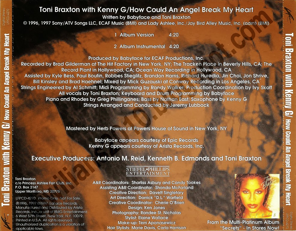 CDS___SINGLES____COLECTION________________ Toni Braxton How Could An Angel Break My Heart