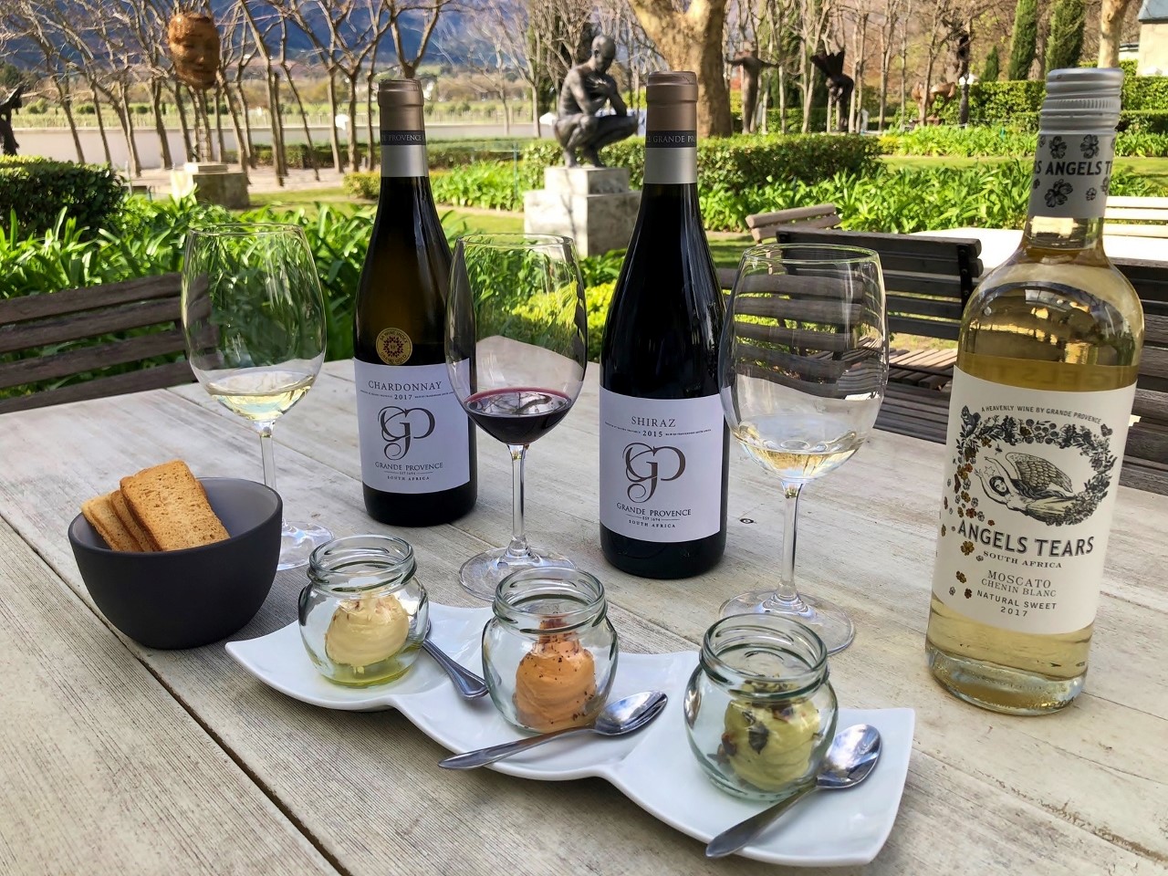 New savoury Hummus and Wine pairing at Grande Provence