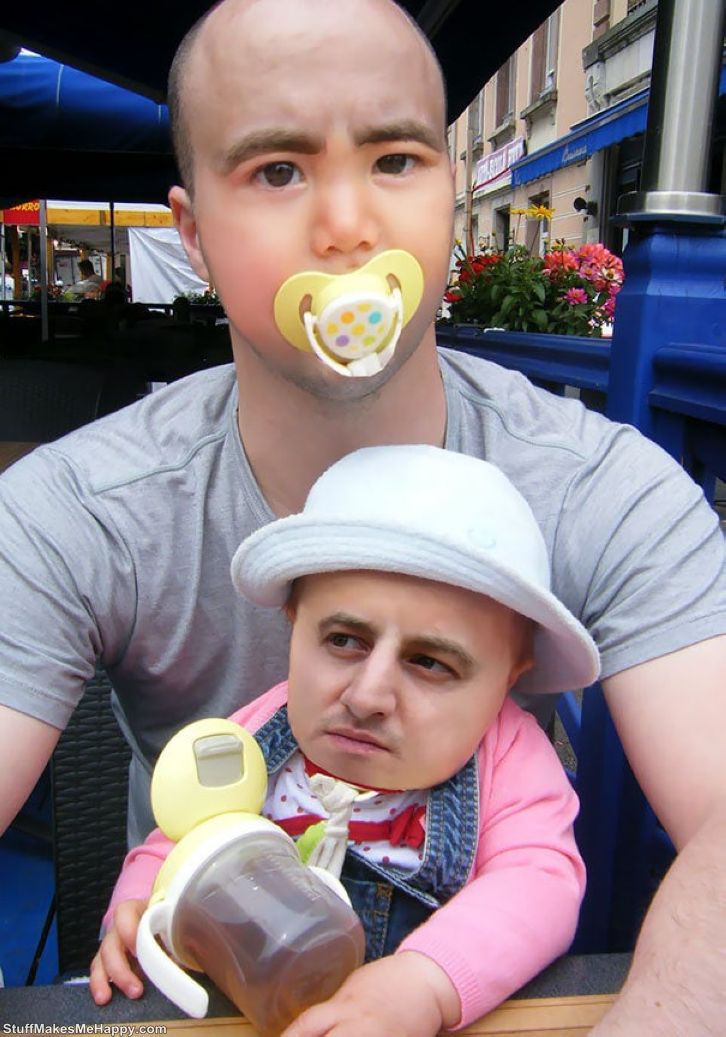 меняться лицами с котом. приложение меняет лицо. приложение обмен лицами. взрослый человек с лицом ребенка. приложение обмен лицами.