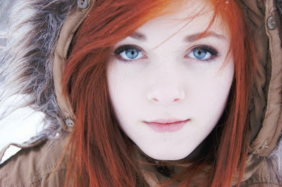 Lol City Beautiful Girl With Deep Blue Eyes And Red Hair