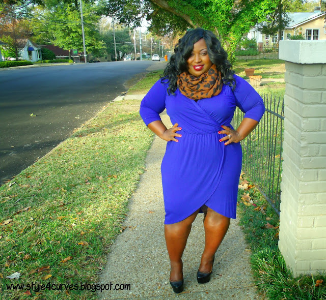 Style 4 Curves --For the Curvy Confident Woman: Blue Leopard