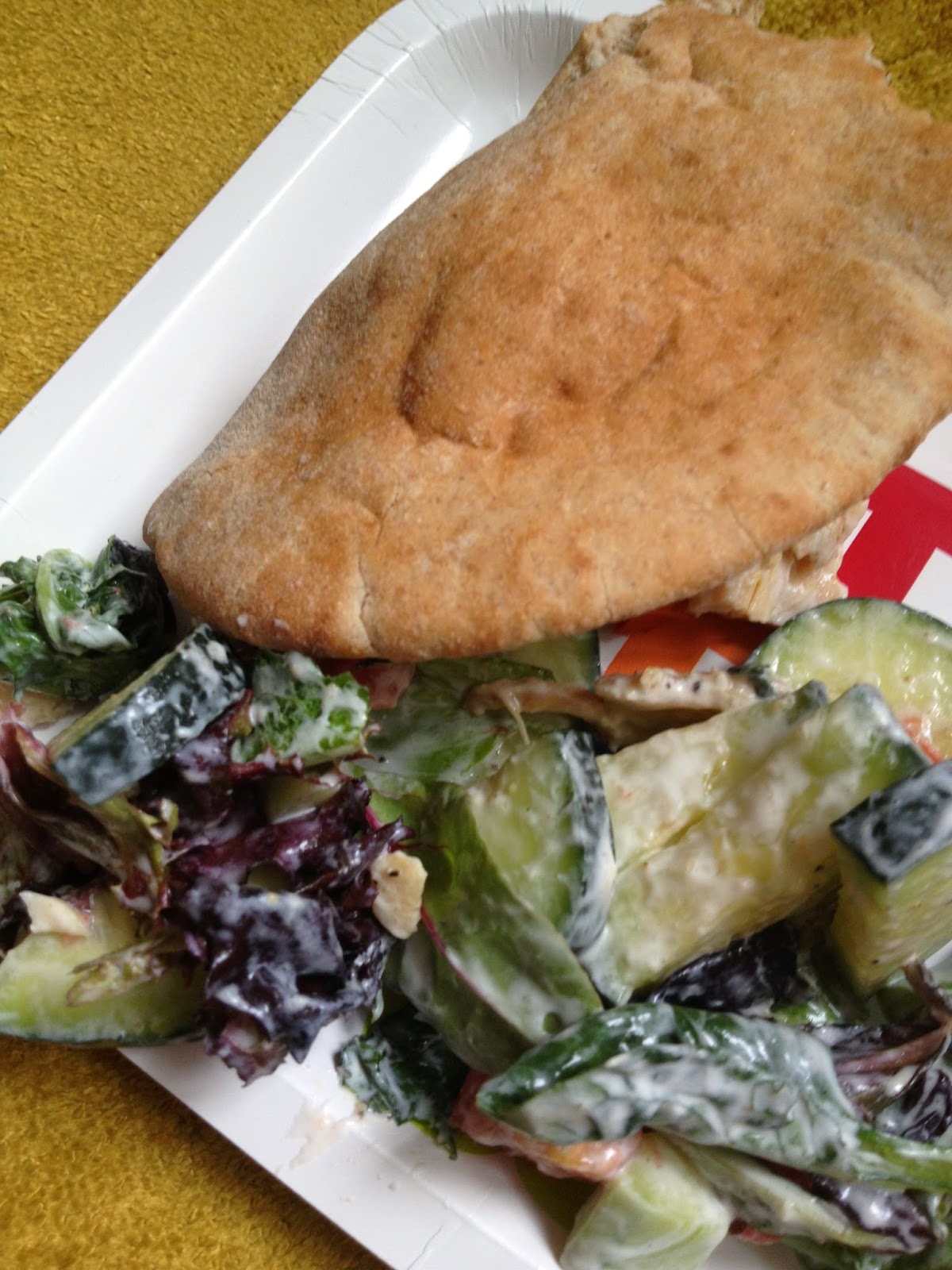 Gingerlocks' Kitchen: Greek Chicken Pita Sandwiches and Rice