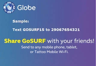 Share Globe GoSurf Promo