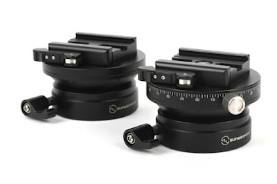 Sunwayfoto DYH-90B & DYH-90A Leveling Bases w/ integrated lever clamps