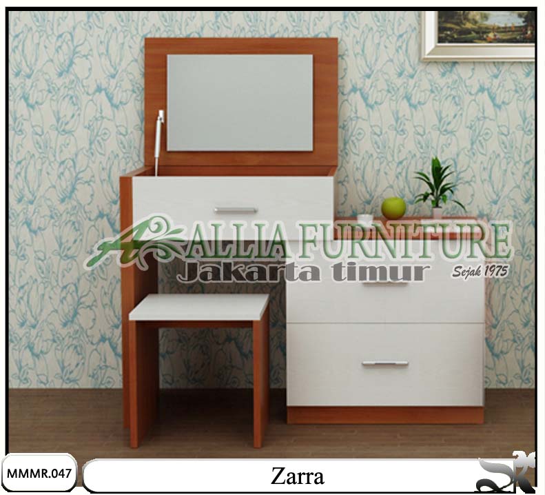 Meja kaca make up minimalis modern Zarra Allia Furniture Meja kaca make up minimalis modern Zarra Allia Furniture