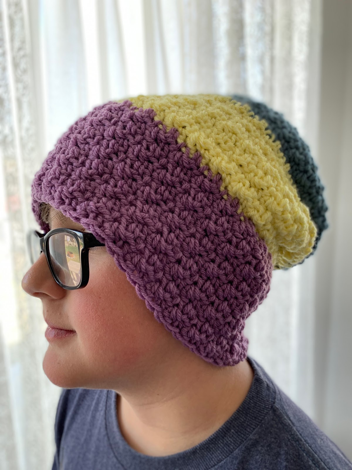 Crochet Rochelle Rumpelstiltskin Slouchy Hat