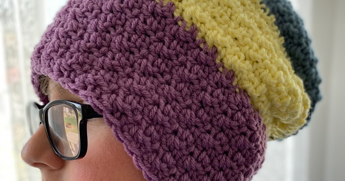 Crochet Rochelle Rumpelstiltskin Slouchy Hat