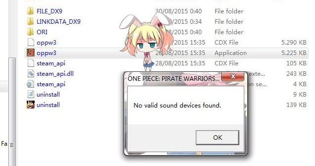 No valid device