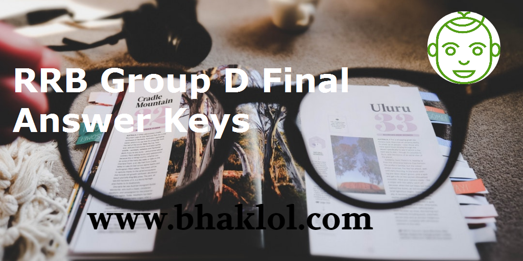 RRB Group D Question Paper, Response, Final Answer Keys
