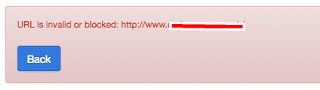 URL is invalid or blocked pligg 2.0.2