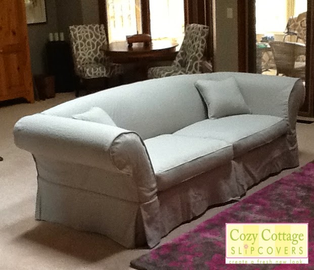 Cozy Cottage Slipcovers Linen Sofa Slipcover