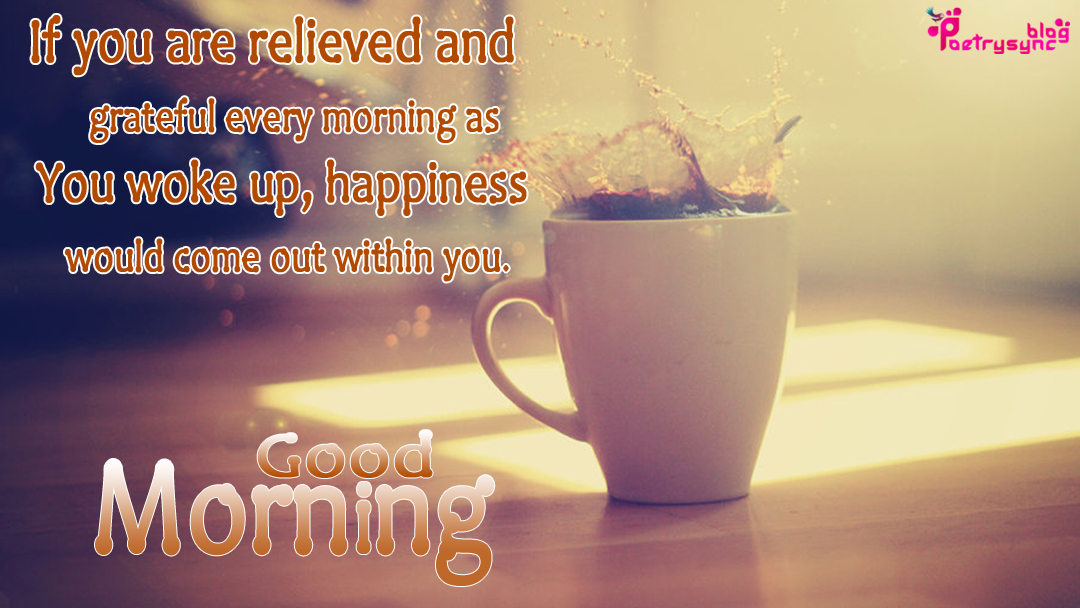 Good Morning Tea Cups for Facebook with Wishes Technolgy