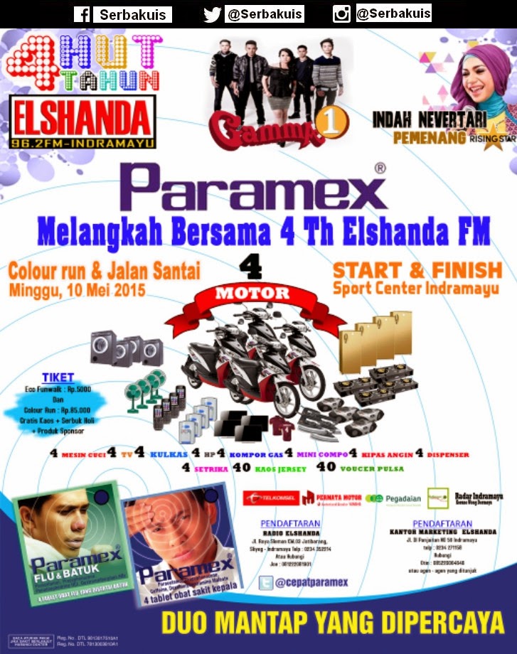 Event Paramex Melangkah Bersama 4 Th Elshanda Fm