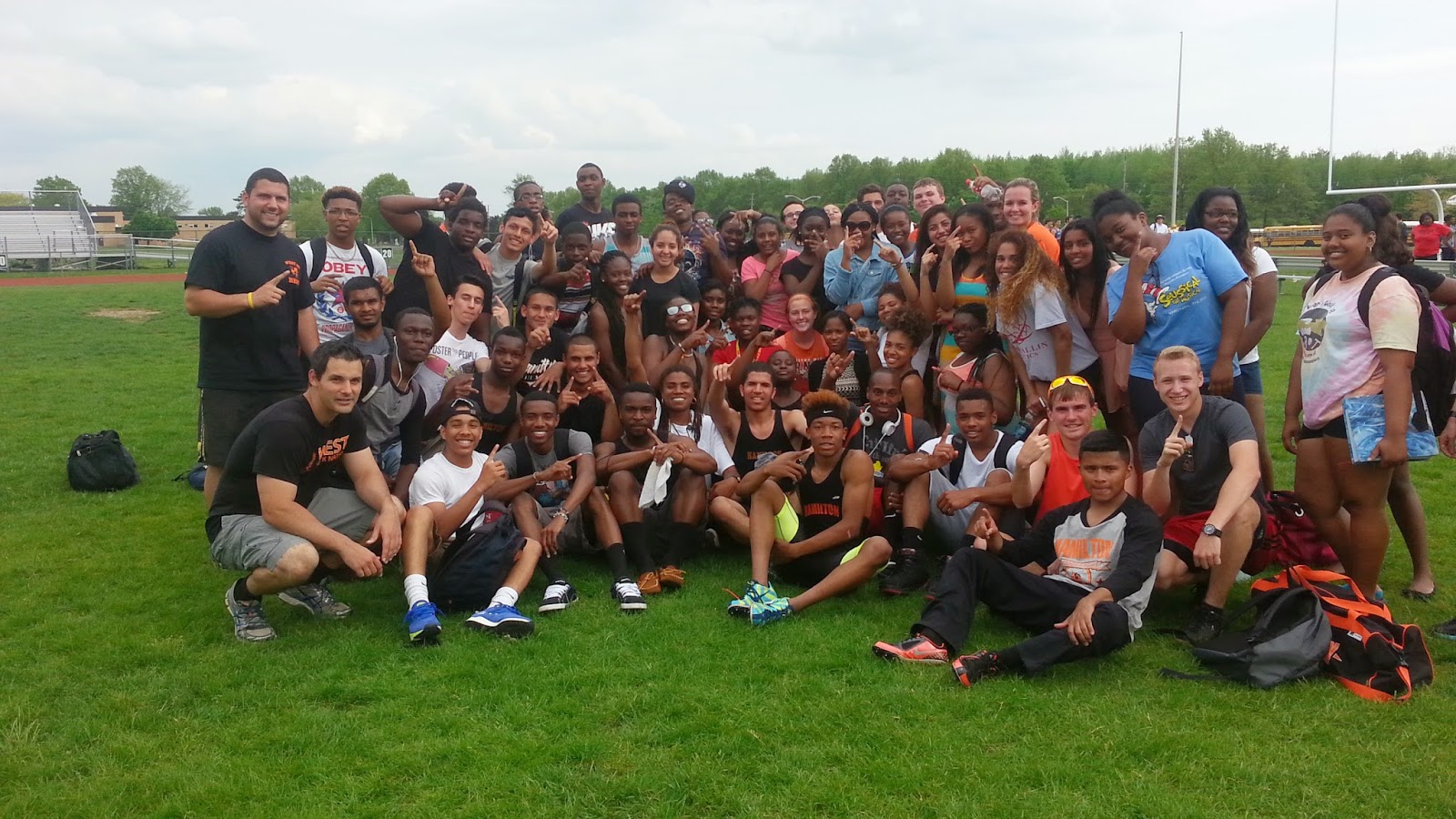 Hamilton West Track and Field County Champions