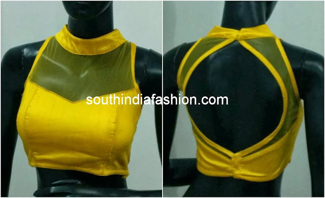 blouse back neck models