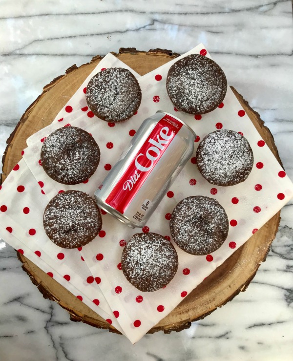 Me and My Pink Mixer Chocolate Diet Coke Cupcakes