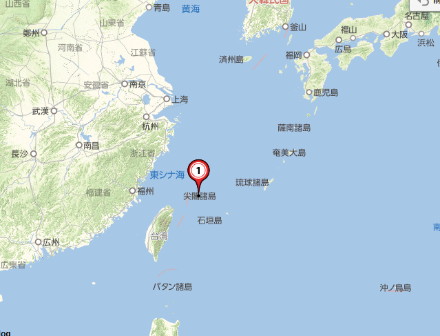 尖閣諸島を地図で見てみよう|知ったかブリブリ