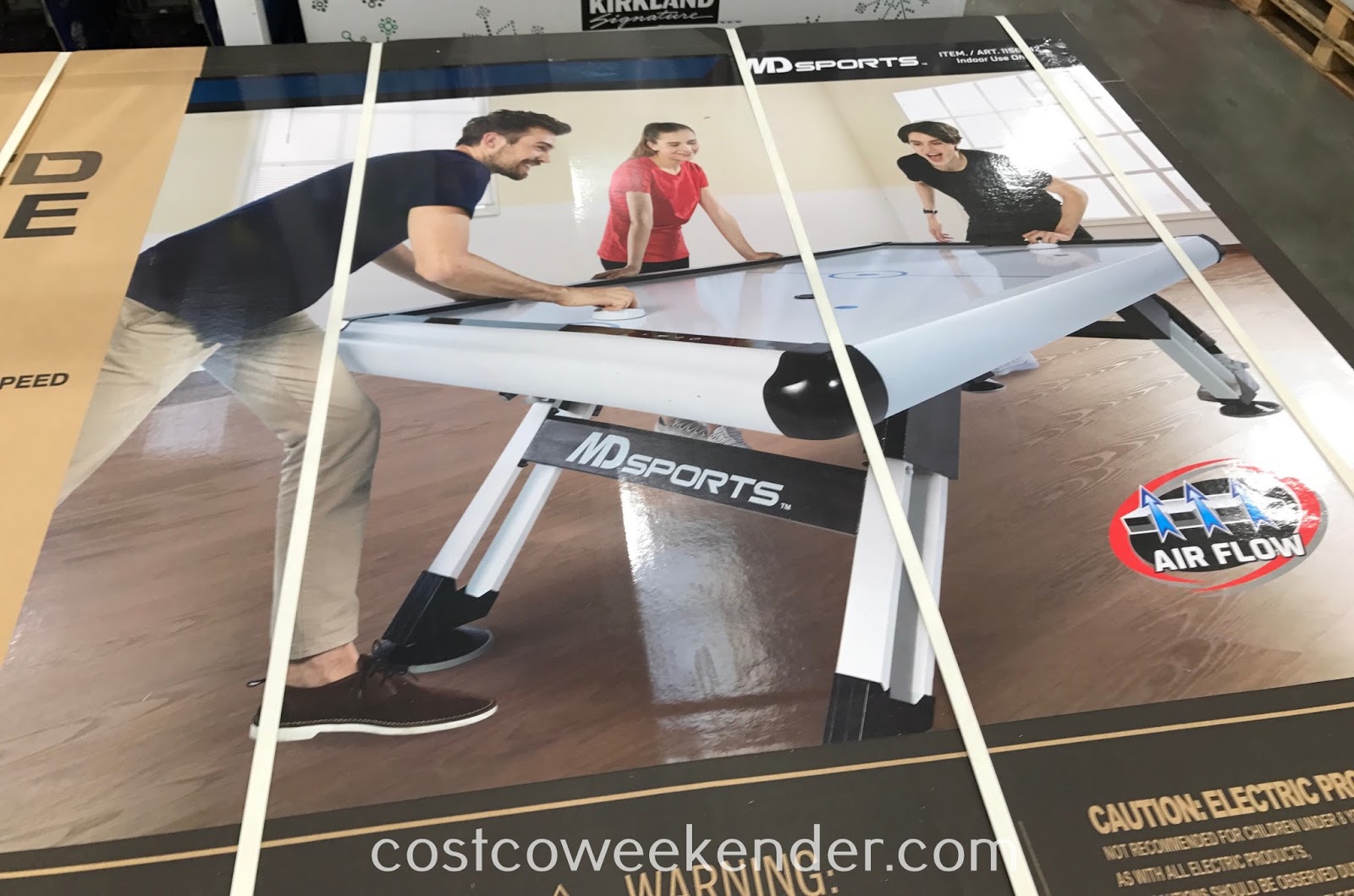 Medal Sports Air Powered Hockey Table Costco Weekender