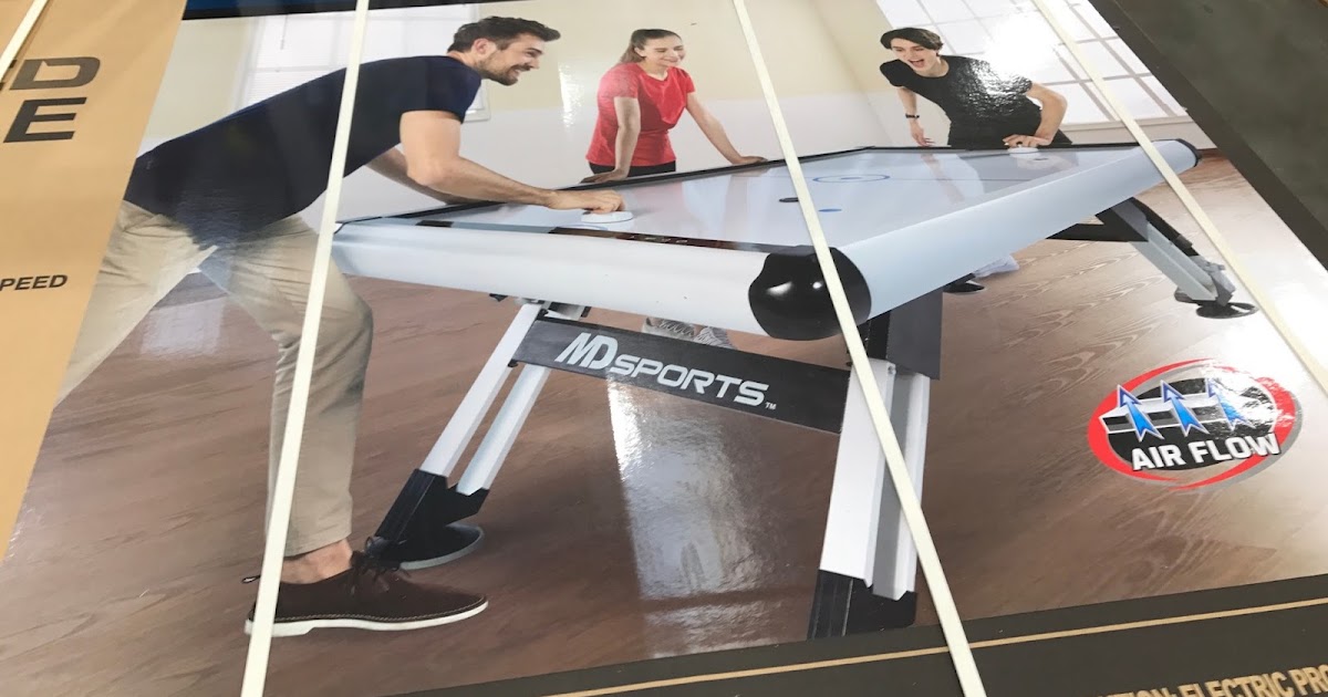 Medal Sports Air Powered Hockey Table Costco Weekender