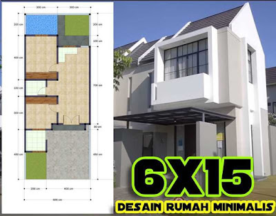 Gambar Rumah Minimalis Modern 6x15 Ada Kolam Renangnya Desain Rumah Minimalis