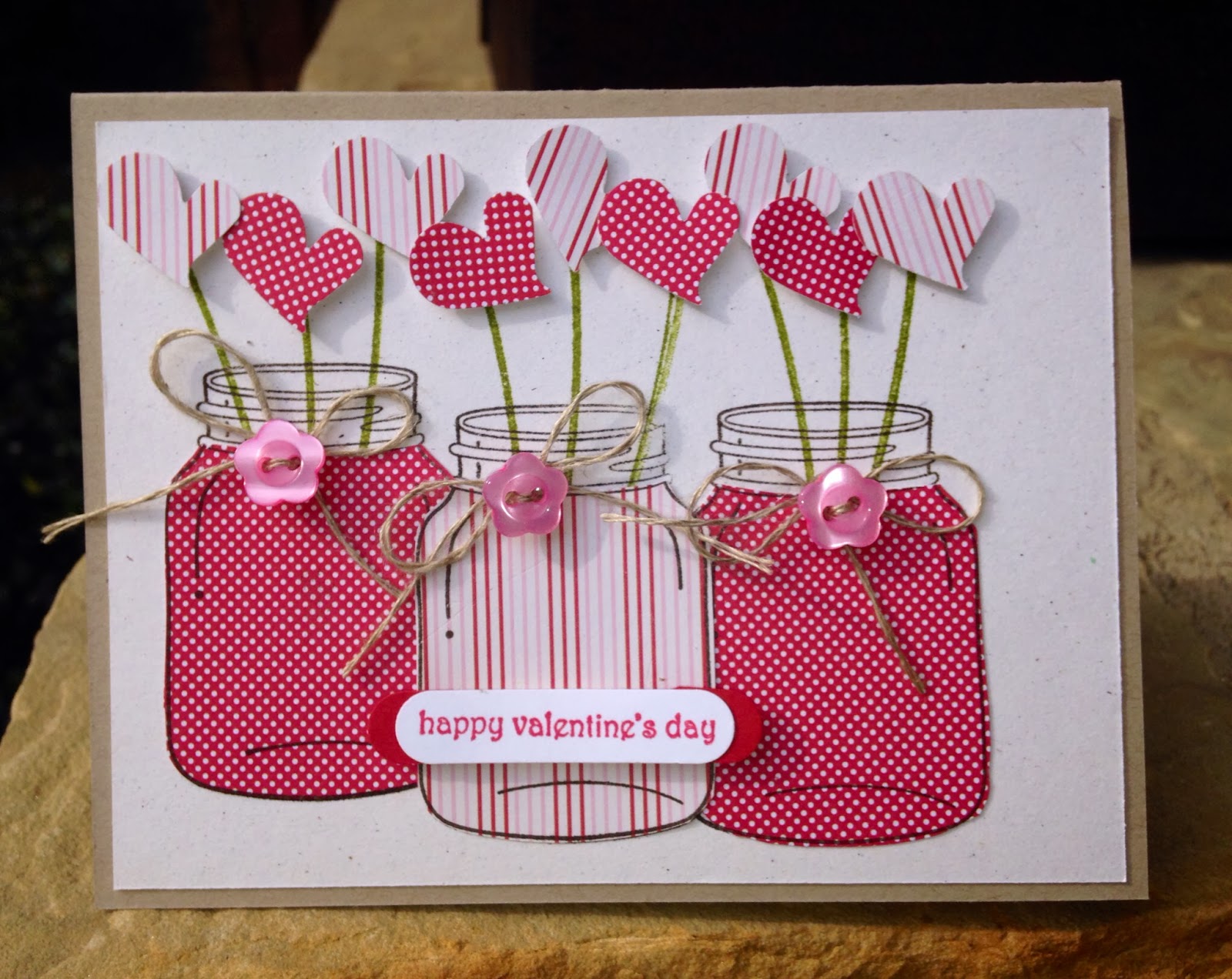 claire creates cards happy valentine's day "just us girls
