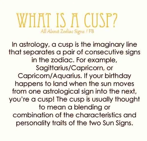 Astrology, Zodiac Signs Cusp Born
