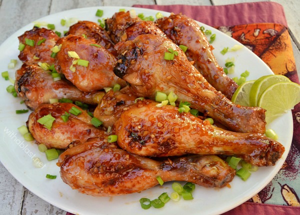 Honey Garlic Sriracha Drumsticks