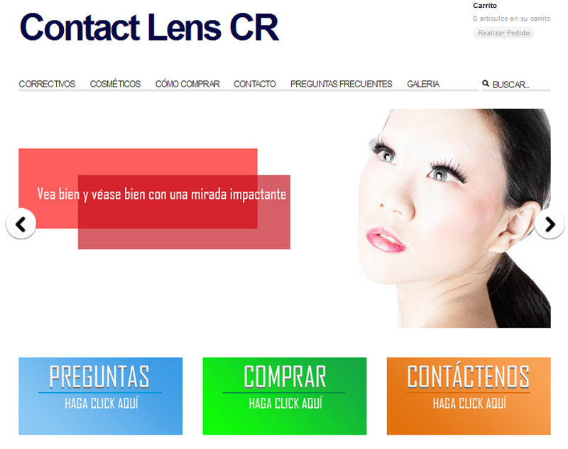 Dónde comprar lentes especiales para Cosplayer en Costa Rica