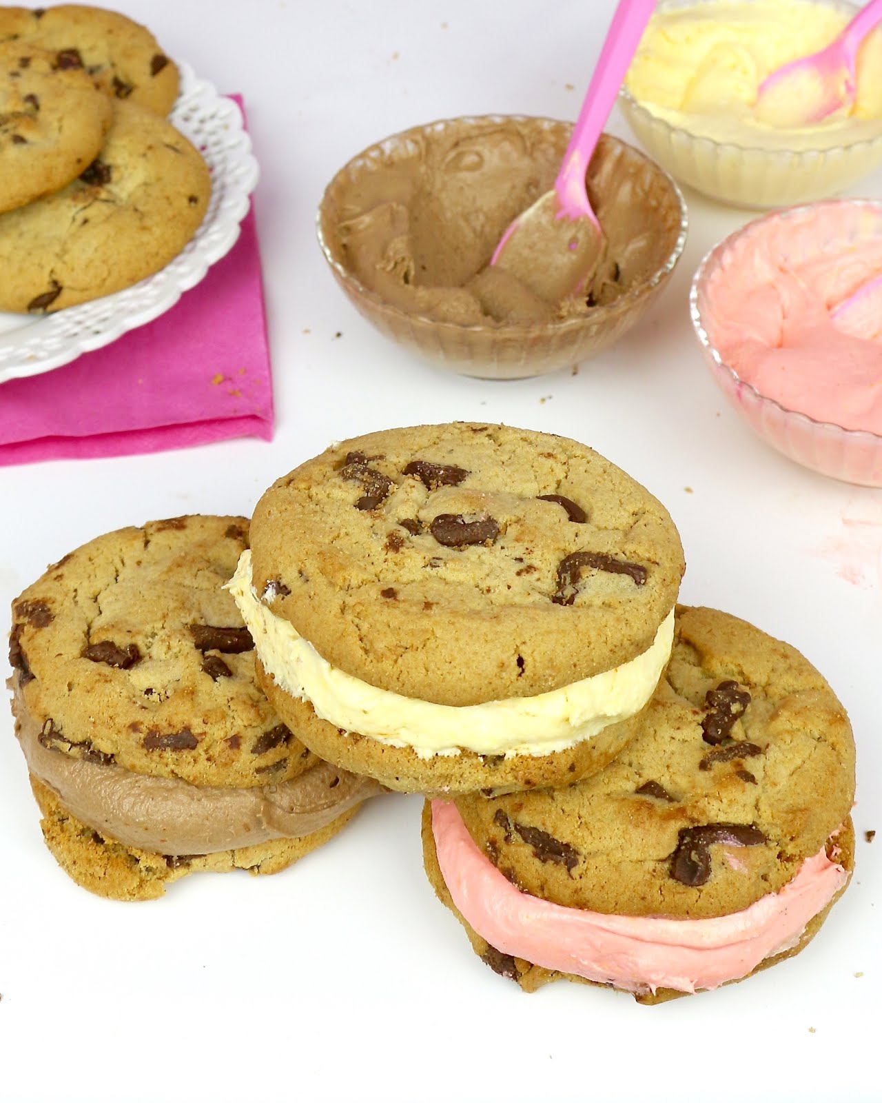 Easy Pudding "Ice Cream" Cookie Sandwiches The Lindsay Ann