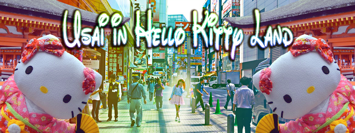 Usai in Hello Kitty Land