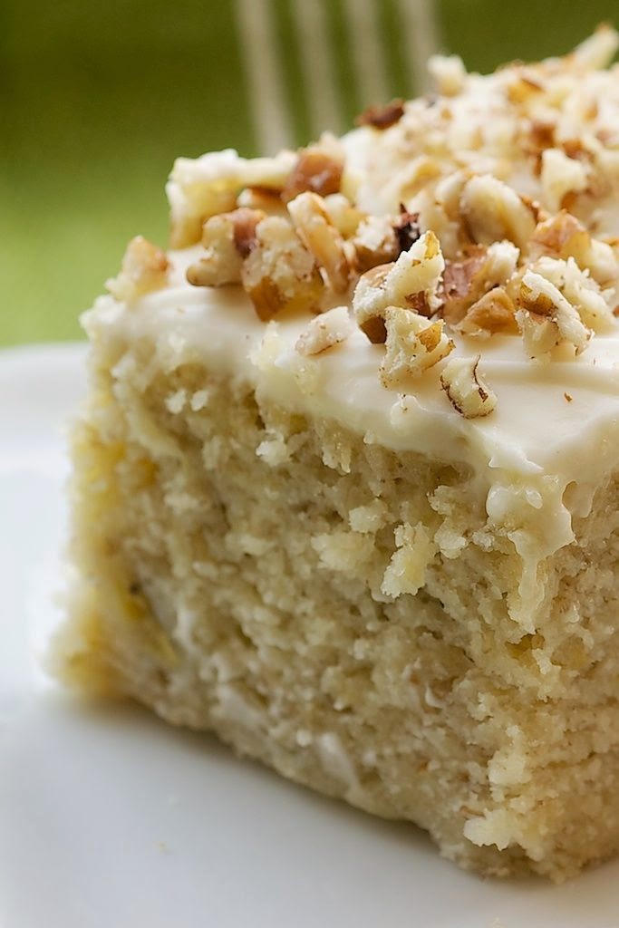 Banana Cake With Cream Cheese Frosting FoodGaZm banana-cake-with-cream-cheese-frosting-foodgazm