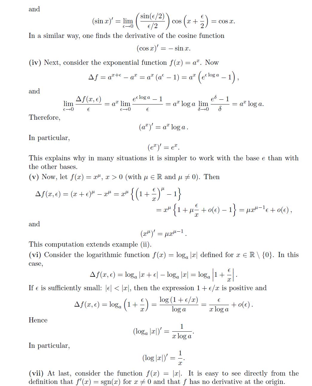 Differential Calculus and Integral Calculus