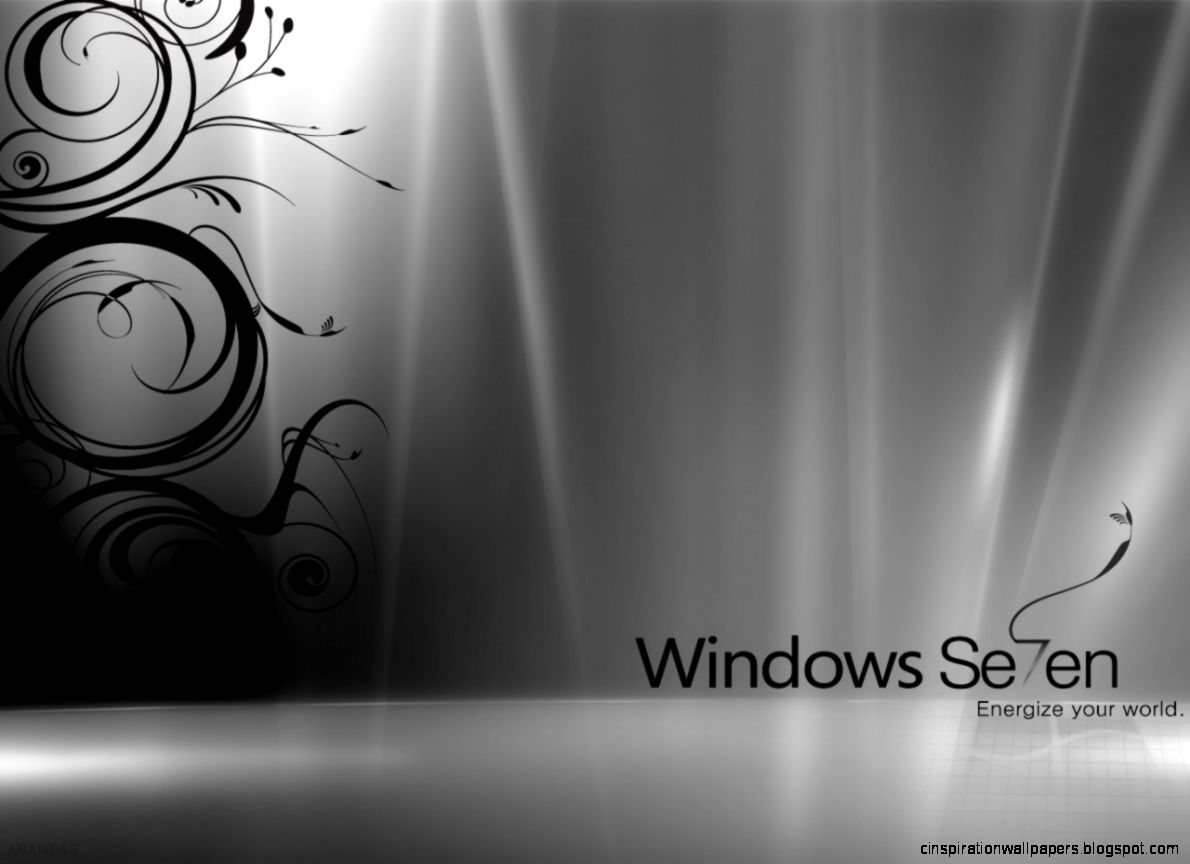 Windows 7 Black  White 4195865 1280x1024  All For Desktop