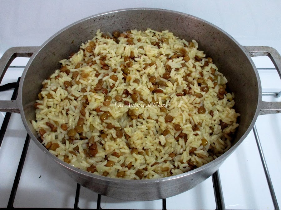 Arroz de lentejas
