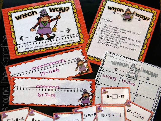 Number Line Math Fun with FrankenLine! - Around the Kampfire