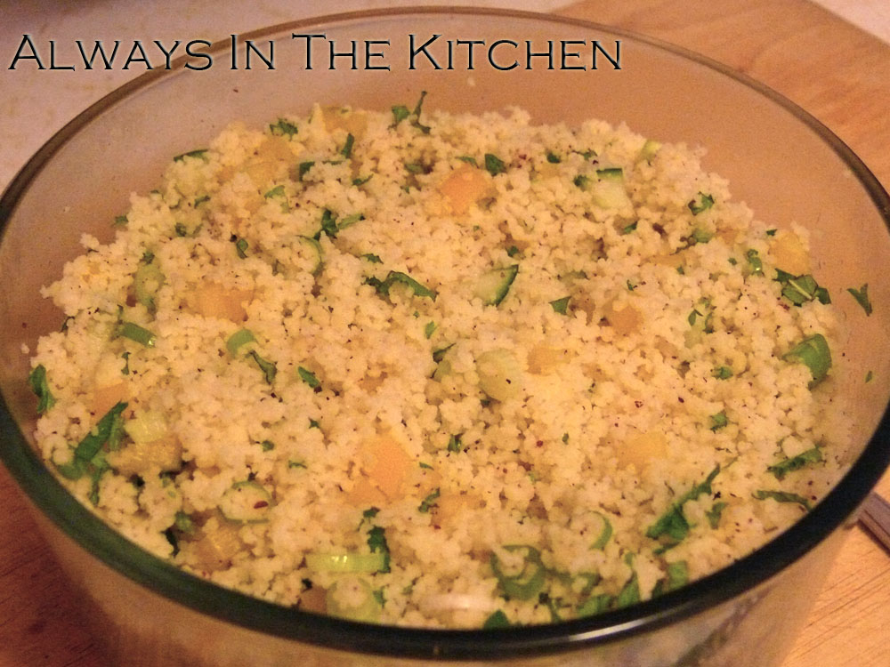 Dawna in the Kitchen Couscous with Lemon & Mint