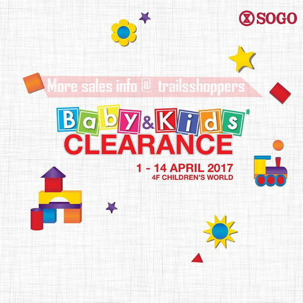 Baby & Kids Clearance 1 to 14 April 2017 Online