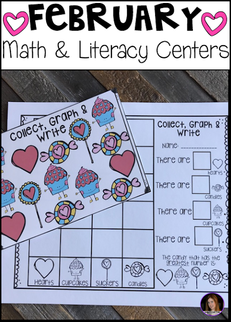 Valentine's Day, dental health and Groundhog's Day. This unit is full of fun hands-on math and literacy centers that are perfect for your kindergartners to help build a strong foundation in math, number sense and literacy skills.