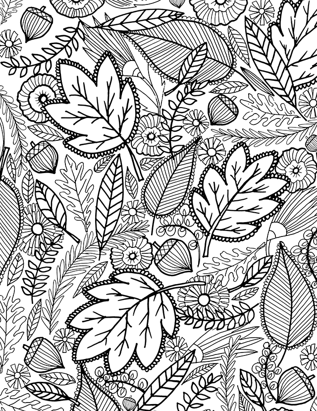 Alisaburke A FALL Coloring Page For You Alisaburke A FALL Coloring Page For You