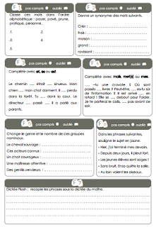  évaluation diagnostique CM1 Milieu d'année. - Free Learning Club Illustration 